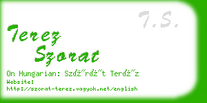 terez szorat business card